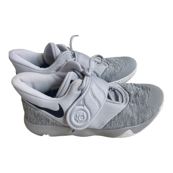Nike Mens KD Trey 5 AA7067-100 Gray Basketball Shoes Sneakers Wolf Grey Size 8 - Picture 3 of 13